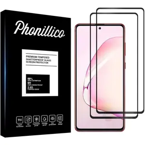 Comparateur de prix : Verre Trempe pour Samsung Galaxy NOTE 10 LITE [Pack 2] Film Transparen...