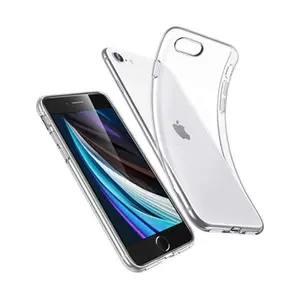 Comparateur de prix : Coque pour iPhone SE 2020 - Silicone Gel TPU Transparent Protection So...