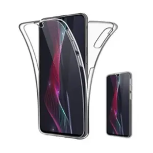 Phonillico Coque pour Samsung Galaxy A50 - Housse Etui Gel TPU Silicone Intégrale Transparent Deux Parties Avant Arrière Emboitable pas cher