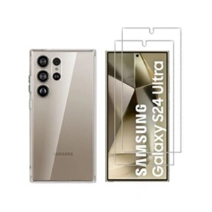 Phonillico Coque pour Samsung Galaxy S24 ULTRA et 2 Verres Trempé Film Protection Ecran