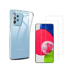 PHONILLICO Coque pour Samsung Galaxy A53 5G et 2 Verres Trempé Film Protection Ecran