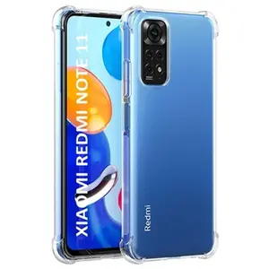 PHONILLICO Coque pour Xiaomi Redmi Note 11 / Redmi Note 11S - Antichoc Protection Silicone Souple Transparent