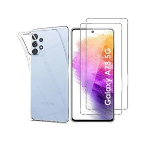 Phonillico Coque pour Samsung Galaxy A73 5G et 2 Verres Trempé Film Protection Ecran pas cher