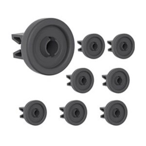 PHONILLICO Roues lave-vaisselle - universelles - lot de 8 - compatible aeg candy electrolux faure ikea - 25mm pas cher