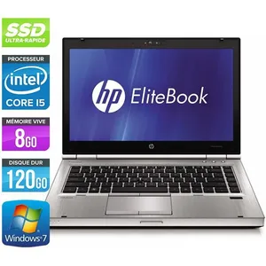 Ordinateurs portables HP EliteBook 8470P - Core i5-3210M -8Go -120Go S... pas cher