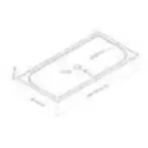 ONDEE Receveur HESTIA - Antidérapant - 80x140cm - Résine - Blanc - Extra-plat pas cher