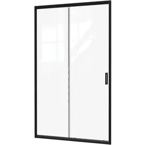 Comparateur de prix : Façade de douche coulissante ONDEE NAPA 120x195cm en verre trempé noir