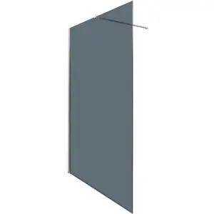 ONDEE Paroi fixe ITALIENNE 140 cm - Verre Fumé pas cher