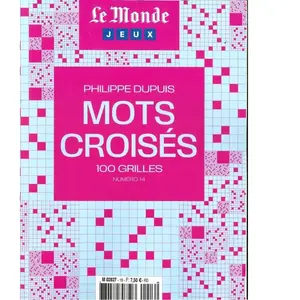 Le Monde Mots Croisés n°14 pas cher