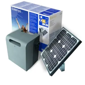 Kit d'alimentation solaire (panneau + batterie) Nice SolemyoVendu parbis-electric