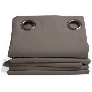 Moondream Rideau anti-ondes et occultant oeillet gris mc7305 130 x 260 (lxh) pas cher