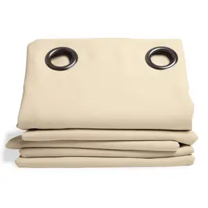 Moondream Rideau anti-ondes et occultant oeillet beige mc634 130 x 260 (lxh) pas cher