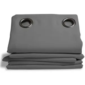 Moondream Rideau occultant oeillet gris mc07 140 x 260 (lxh) pas cher