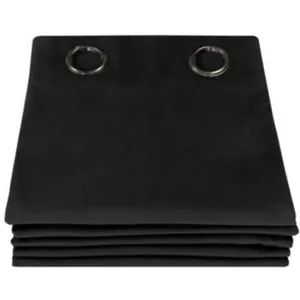 Comparateur de prix : Moondream Rideau occultant total velours Noir 135 x 260