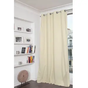 Moondream Rideau occultant total oeillet beige mc634 135 x 250 (lxh) pas cher