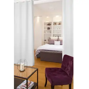 Moondream Rideau phonique séparation de pièce Blanc 140 x 250Vendu paramazon