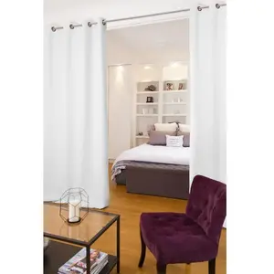 Rideau Séparateur de Pièce "MOONDREAM" (140x250 cm - Blanc) pas cher
