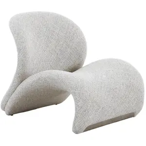 Comparateur de prix : Altobuy ALFREDO - Fauteuil Tissu Maille Chniée Gris Clair -