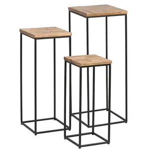 Comparateur de prix : CANELLE - Ensemble de 3 Sellettes Gigognes - Altobuy