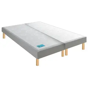 Comparateur de prix : Merinos Sommier 2 x 80 x 200 Petit Dormeur chine gris clair 1620 (160x200)