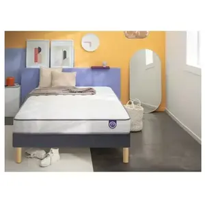 Ensemble Merinos Happy Lit - 100% Latex + Sommier Confort Medium 80x200 pas cher