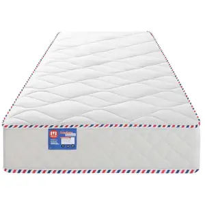 Matelas Ressorts + mémoire de forme 90x190 cm MERINOS MAMAN COOL 2 pas cher