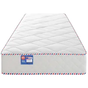 Matelas Ressorts + mémoire de forme 90x200 cm MERINOS MAMAN COOL 2 pas cher