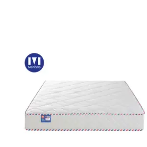 Matelas Ressorts + mémoire de forme 140x200 cm MERINOS MAMAN COOL 2 pas cher