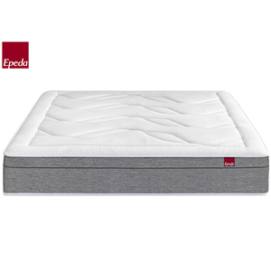 Matelas Ressorts ensachés + mousse 140x1 EPEDA BRODERIE pas cher