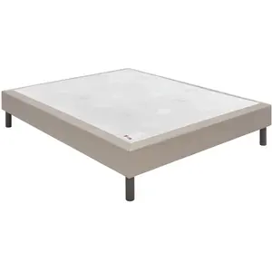 Sommier Epeda Nature Medium - Chiné Naturel 90x190 pas cher