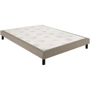 Sommier Epeda Nature Ferme - Chiné Naturel 90x200 pas cher