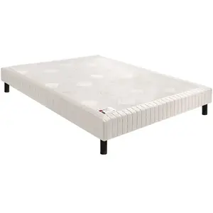 Comparateur de prix : Sommier tapissier à lattes 15 cm Nature , EPEDA 140 x 190 cm 