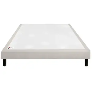 Comparateur de prix : Sommier Epeda confort ferme chenillé lin 15 cm NATURE 140x190