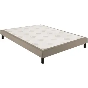 Comparateur de prix : Sommier Epeda Nature Ferme - Chiné Naturel 140x190