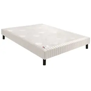Comparateur de prix : Sommier Epeda Nature Ferme - Chenillé Gris 200x200 - Double Sommier