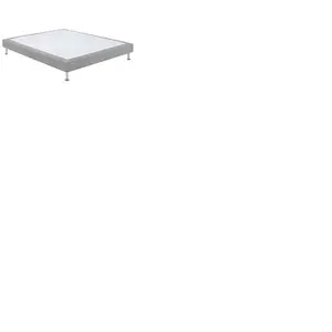 Bultex Sommier tapissier gris confort médium 3 zones 80x190 pas cher