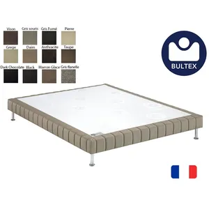 Comparateur de prix : Sommier déco bultex confort médium morphologique 3 zones 160x200