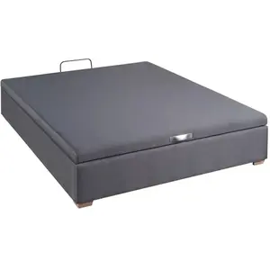 Comparateur de prix : Sommier avec coffre 140x190 cm EPEDA KALYPSO coloris anthracite