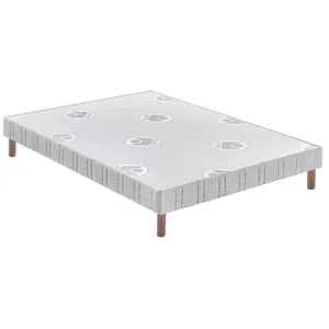 Comparateur de prix : Bultex Sommier Tapissier Bultex Confort Ferme + Pieds 140x190