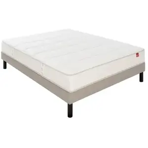 EPEDA Pavillon 160x200 + sommier naturel + pieds PAVIL-E-1620-NATU pas cher