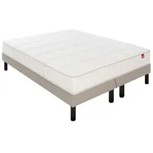 EPEDA Pavillon 180x200 + 2 sommiers naturel pieds PAVIL-E-1820-2-NATU