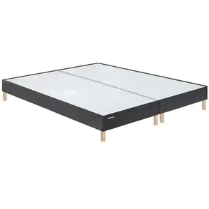 Comparateur de prix : BULTEX Sommier 2 x 80 x 200 Vitality ferme tissé gris fumé Duo 1620 (160x200)