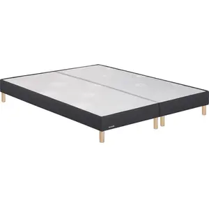 Comparateur de prix : BULTEX Sommier 2 x 90 x 200 Vitality ferme tissé gris fumé Duo 1820 (180x200)