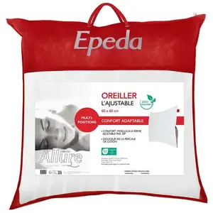 EPEDA Oreiller Carré 60x60 cm L'AJUSTABLEVendu parconforama