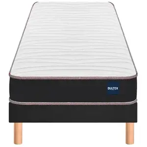 BULTEX Vitality 1.1 80x200 + sommier gris fumé +pieds VITAL11-E-0820-GFU pas cher
