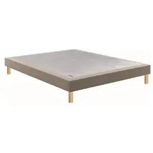 Epeda Sommier Epeda Noyer 90x190 Enduit Moka. pas cher
