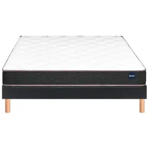 BULTEX Vitality 2.1 160x200 + sommier gris foncé +pieds VITAL21-E-1620... pas cher