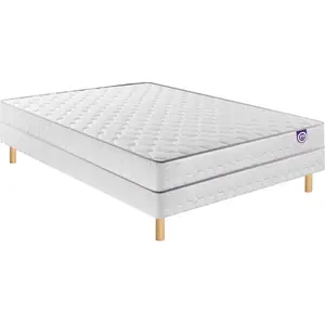 Ensemble sommier et matelas Natty Merinos 160 x 200 cm pas cher