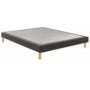 Epeda Sommier Epeda Noyer 160x200 Jersey Gris Foncé. pas cher