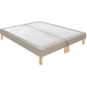EPEDA Bristol tissé taupe 1620 (160x200) BRISTOL-1620D-TAUP pas cher